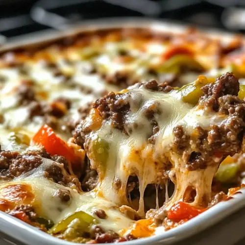 Philly Cheesesteak Auflauf