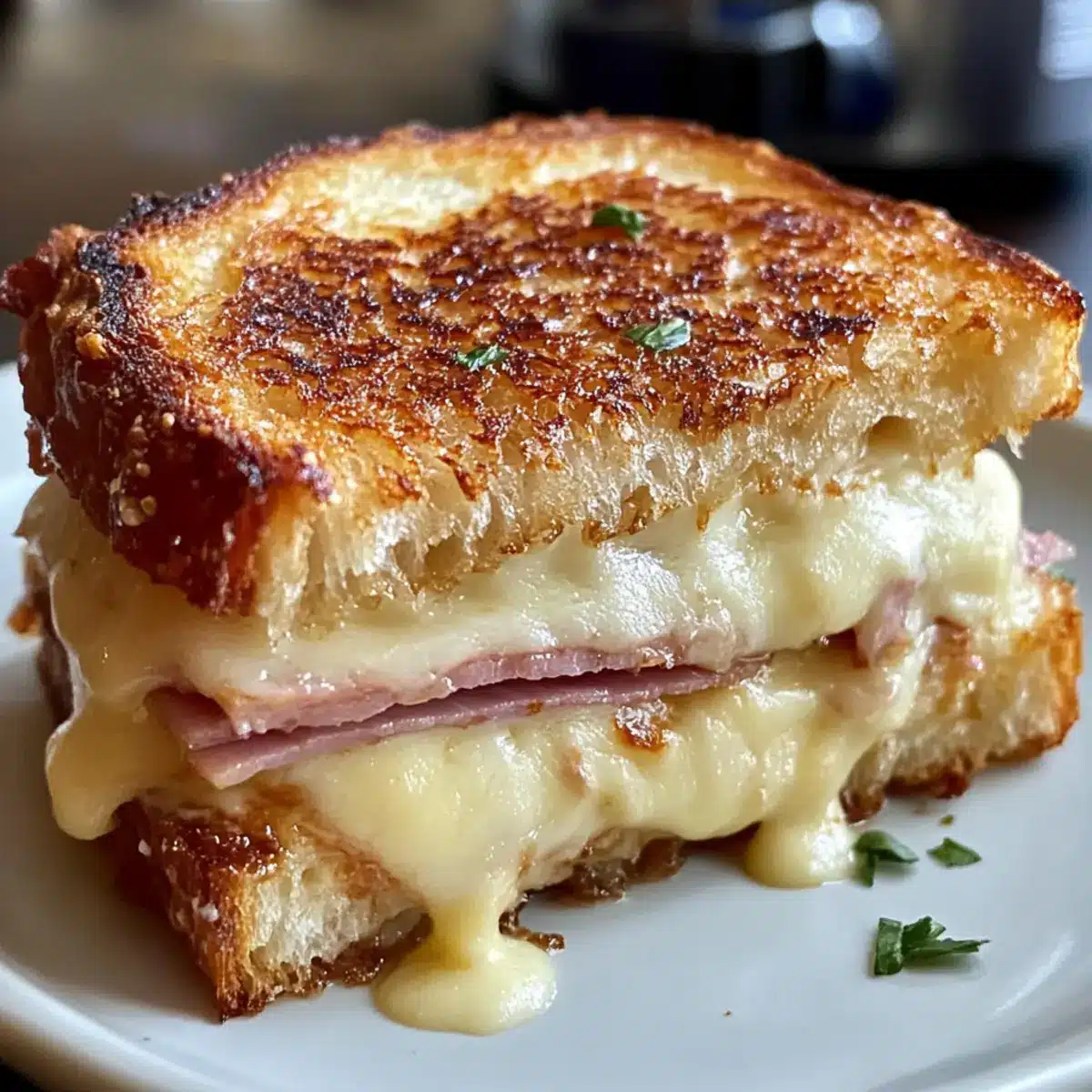 Herzhafter Croque Monsieur