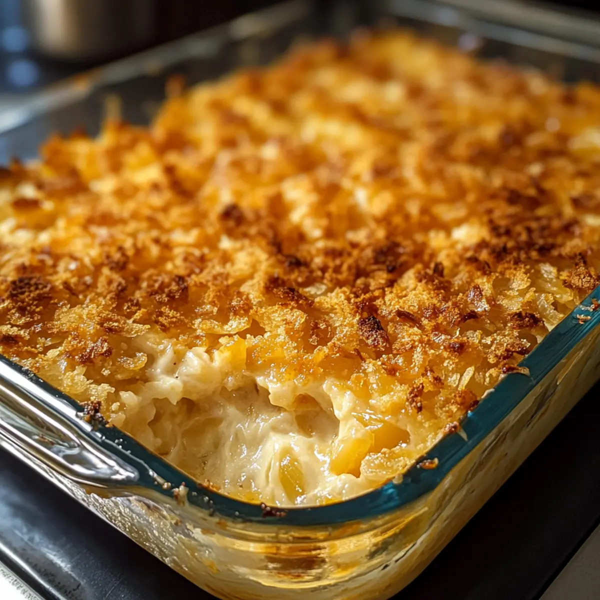 Süßer Zwiebelauflauf aus dem Süden