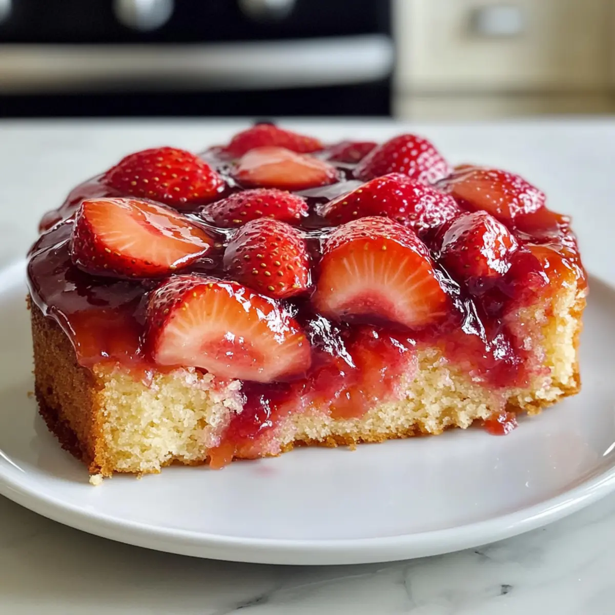 Erdbeer-Invertierter Kuchen