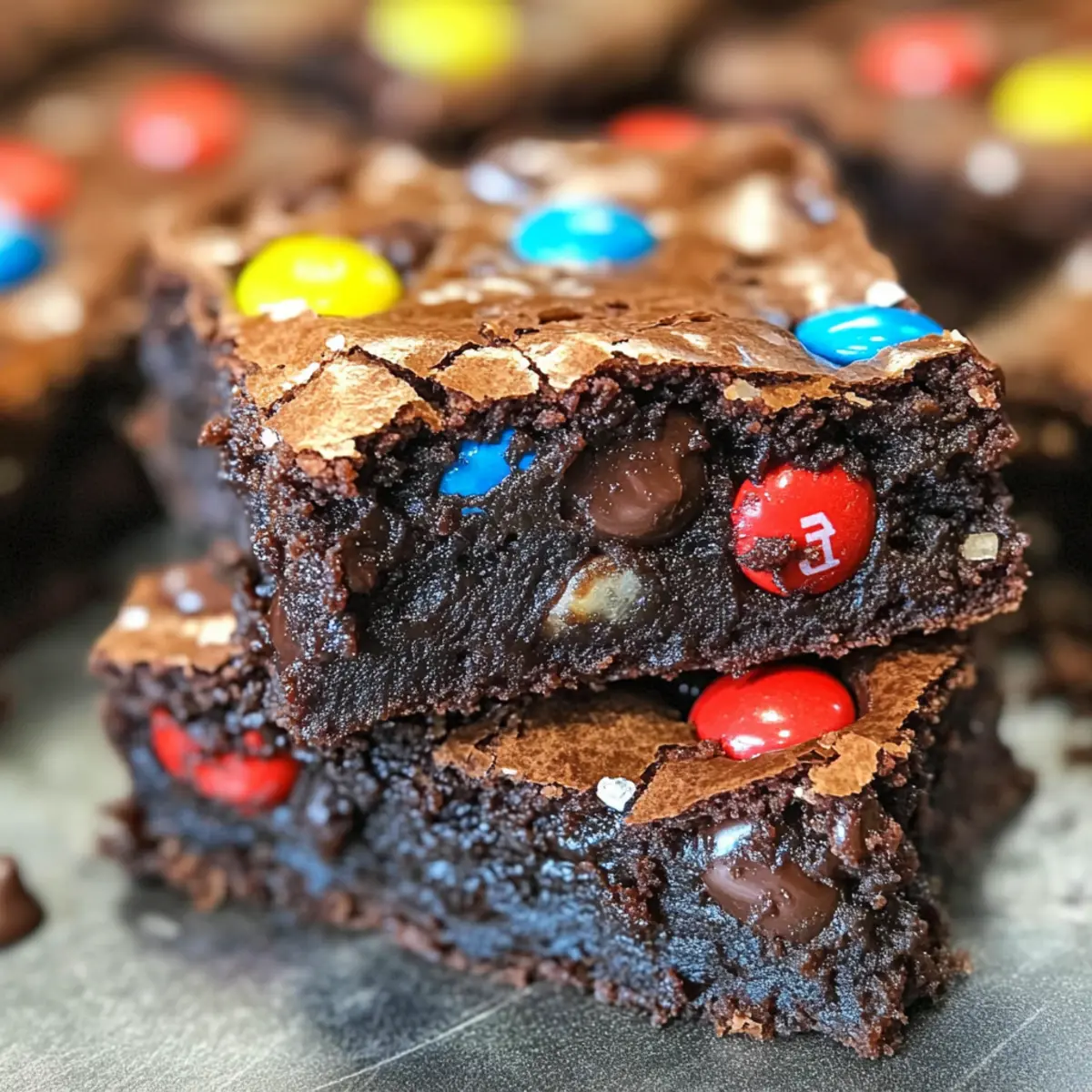 Ultimative klebrige Brownies
