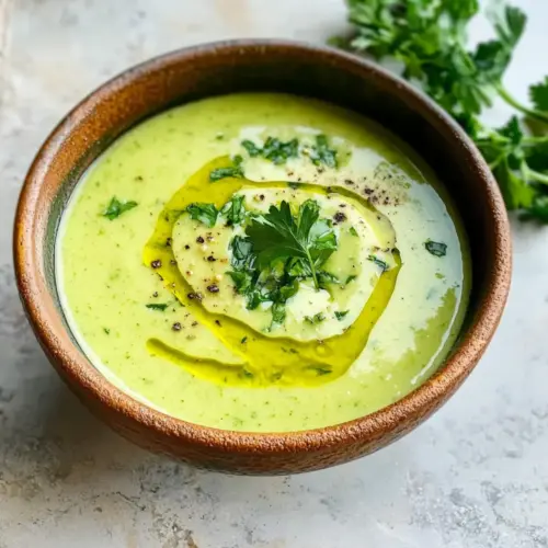 Zucchini-Suppe