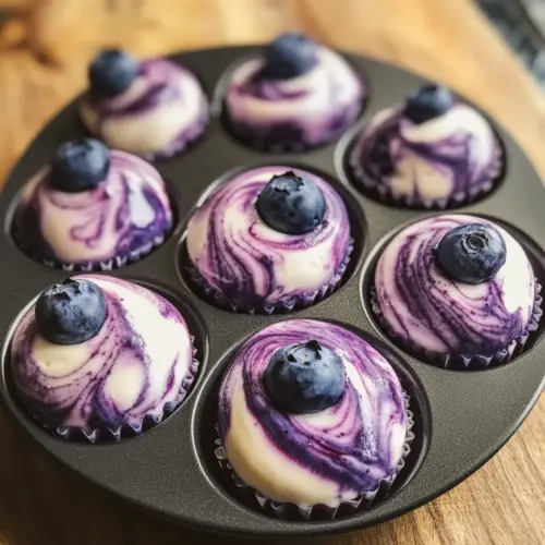 Blaubeer-Griechische-Joghurt-Häppchen