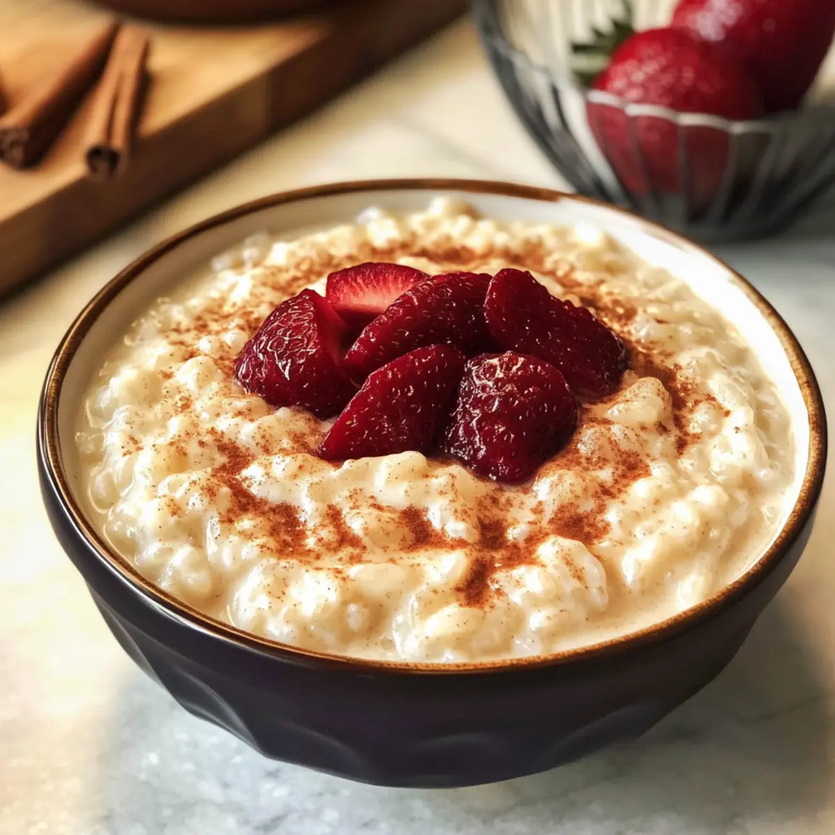 Kondensmilch-Reispudding
