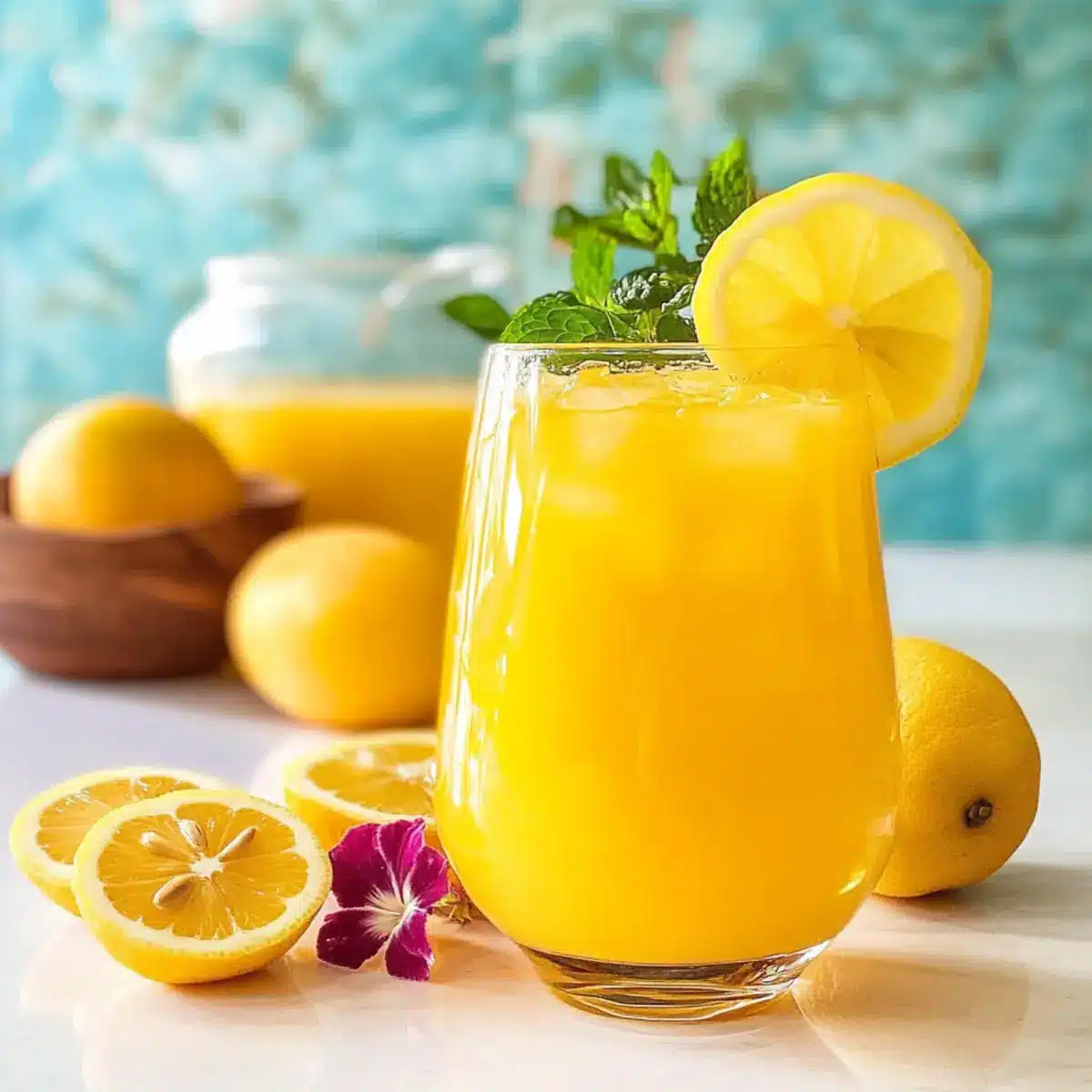 Frische Mango-Limonade