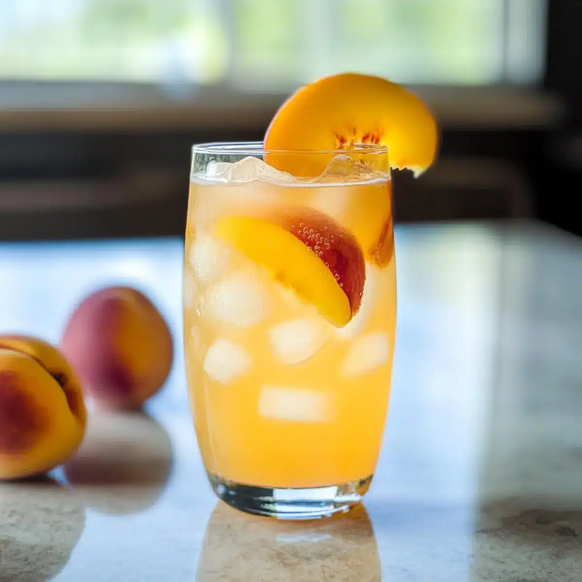 Ingwer-Pfirsich-Limonade