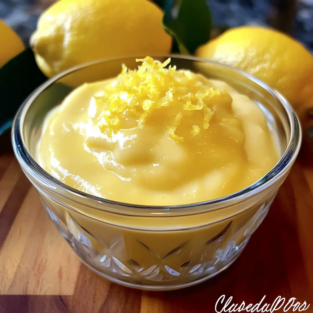 Hausgemachter Zitronenpudding