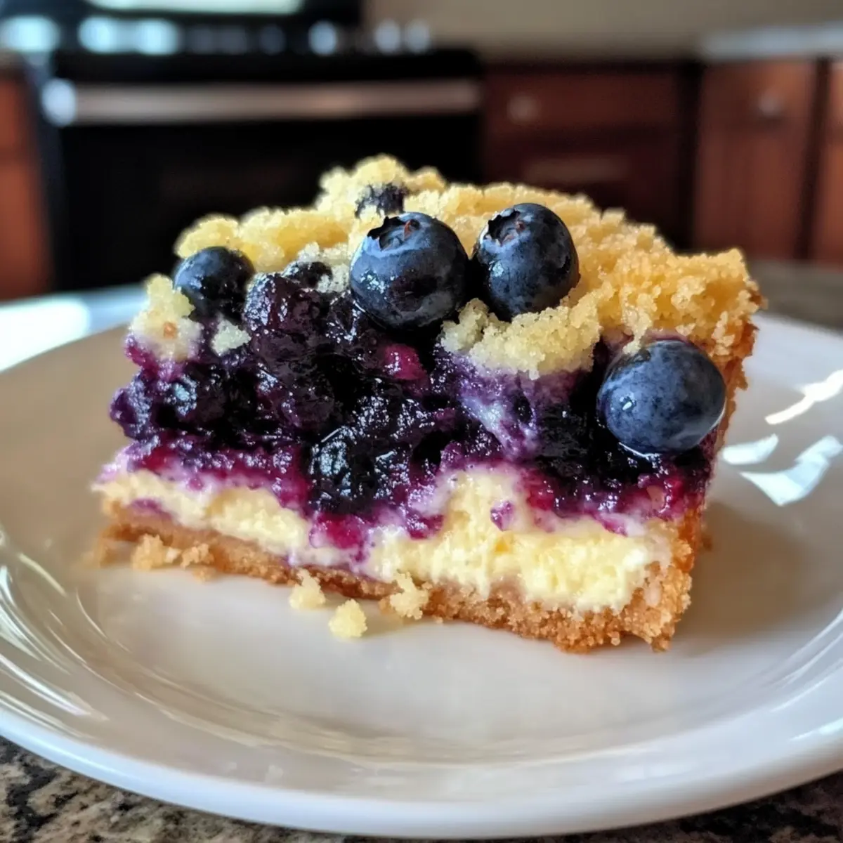 Zitronen-Blaubeer-Cheesecake-Dump-Kuchen