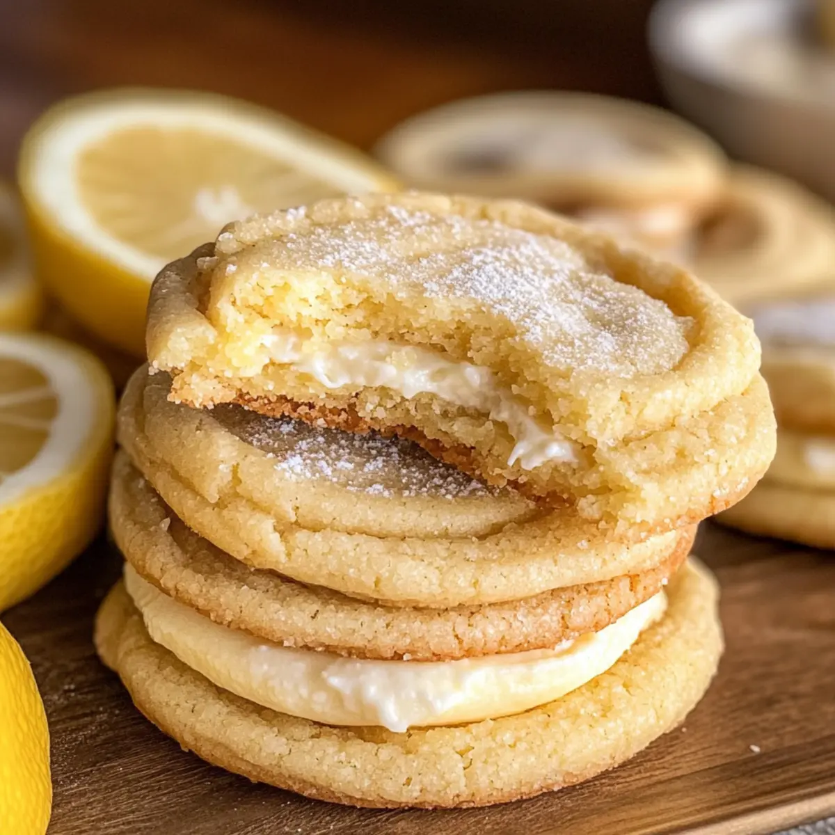 Zitronen-Käsekuchen-Kekse
