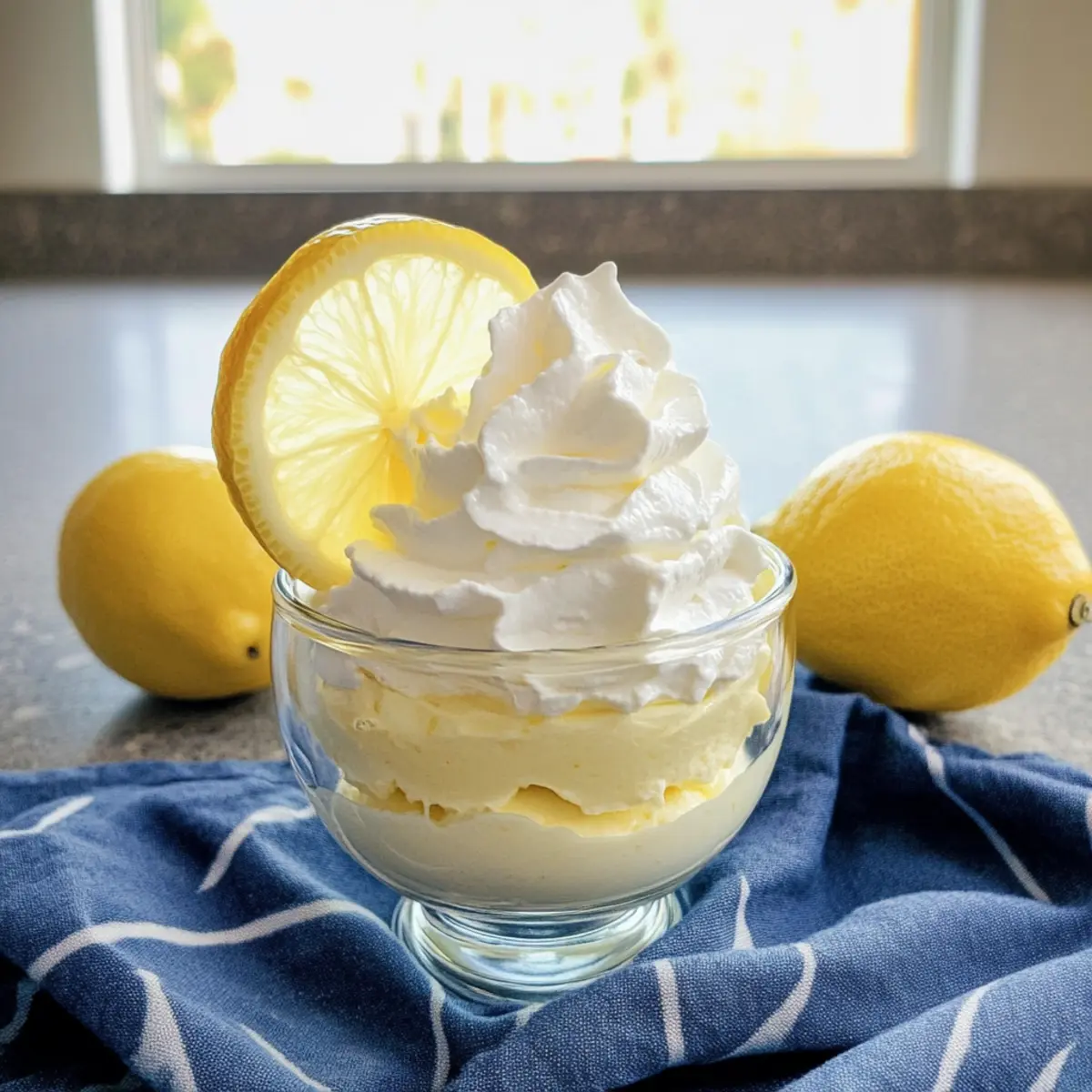 Zitronenmousse
