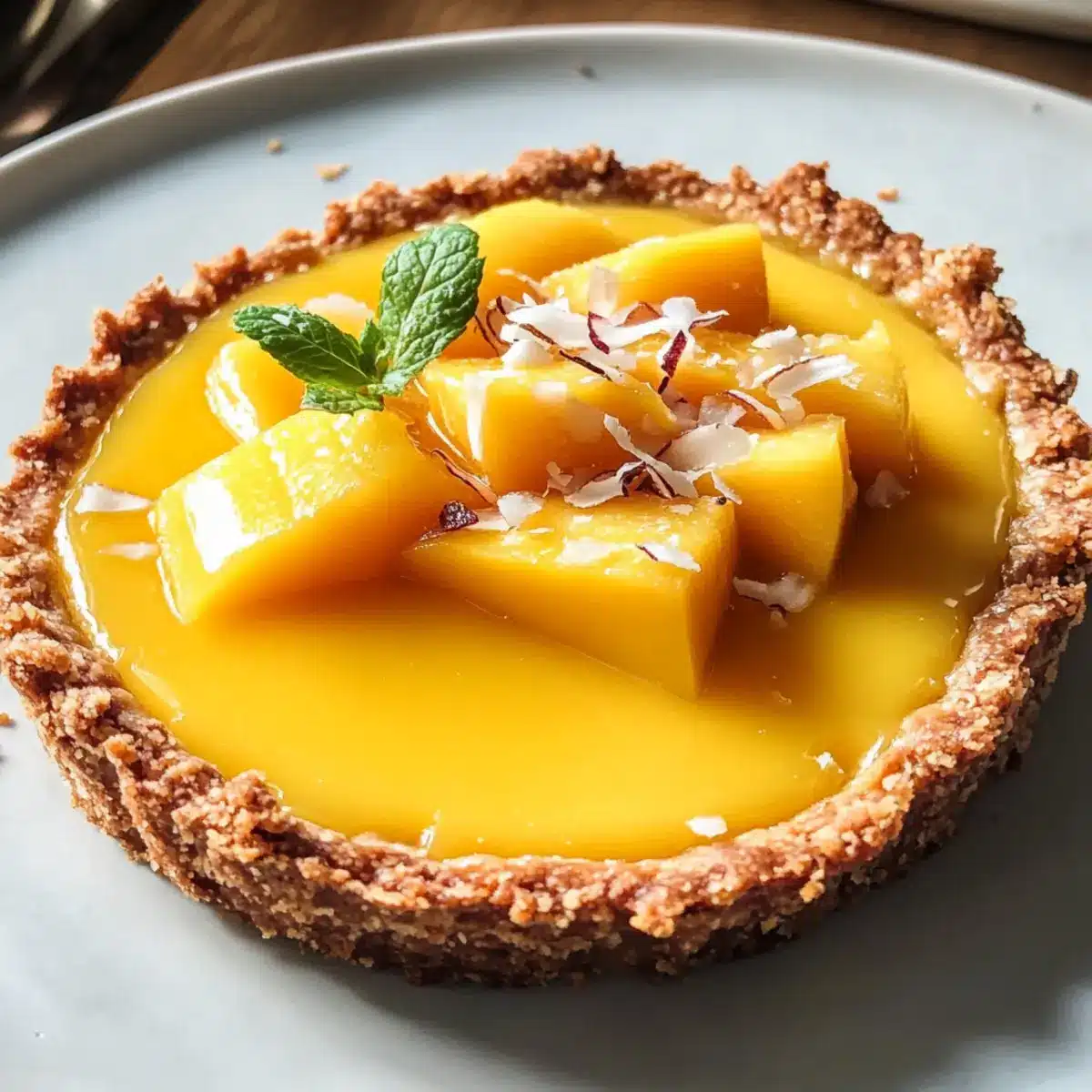 Mango Curd Torte