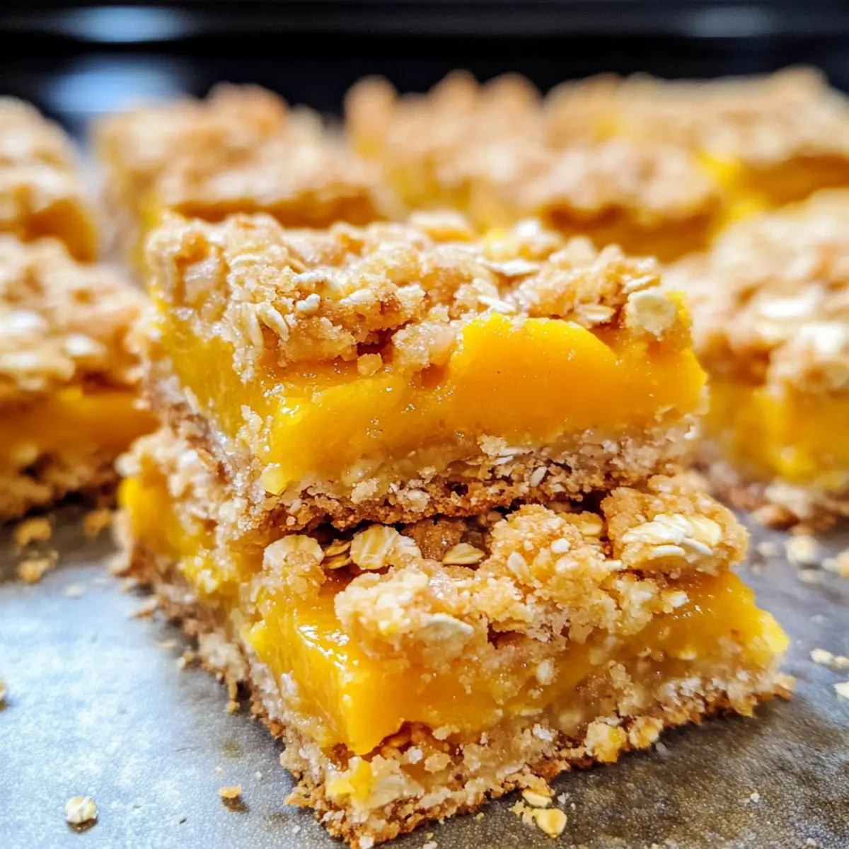 Mango Haferflocken Streuselkekse