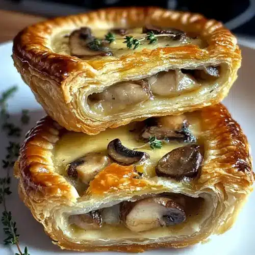 Mini-Pilz- und Gruyère-Pasteten