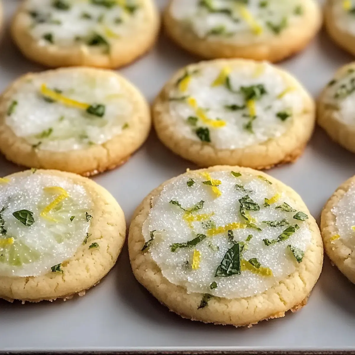 Mojito Zuckerkekse