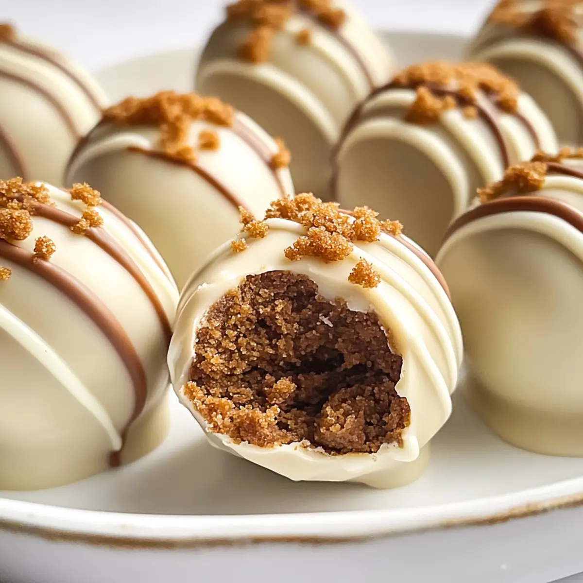 Keine-Backen Biscoff Keks-Trüffel