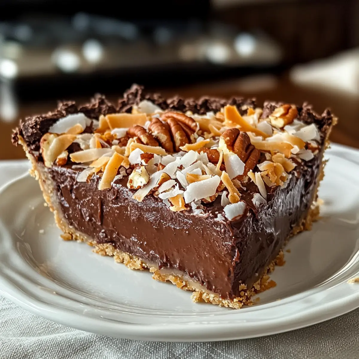 No-Bake Deutsche Schokoladenkuchen