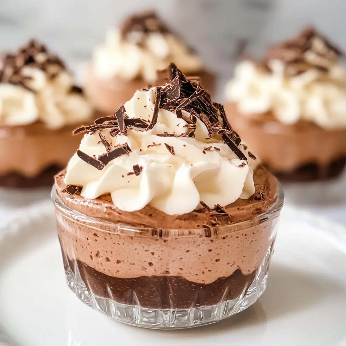 Nutella Schokoladen Käsekuchen Mousse