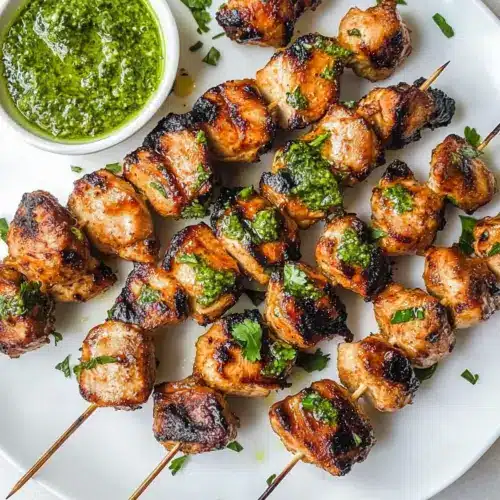 Peruanische gegrillte Hähnchenspieße