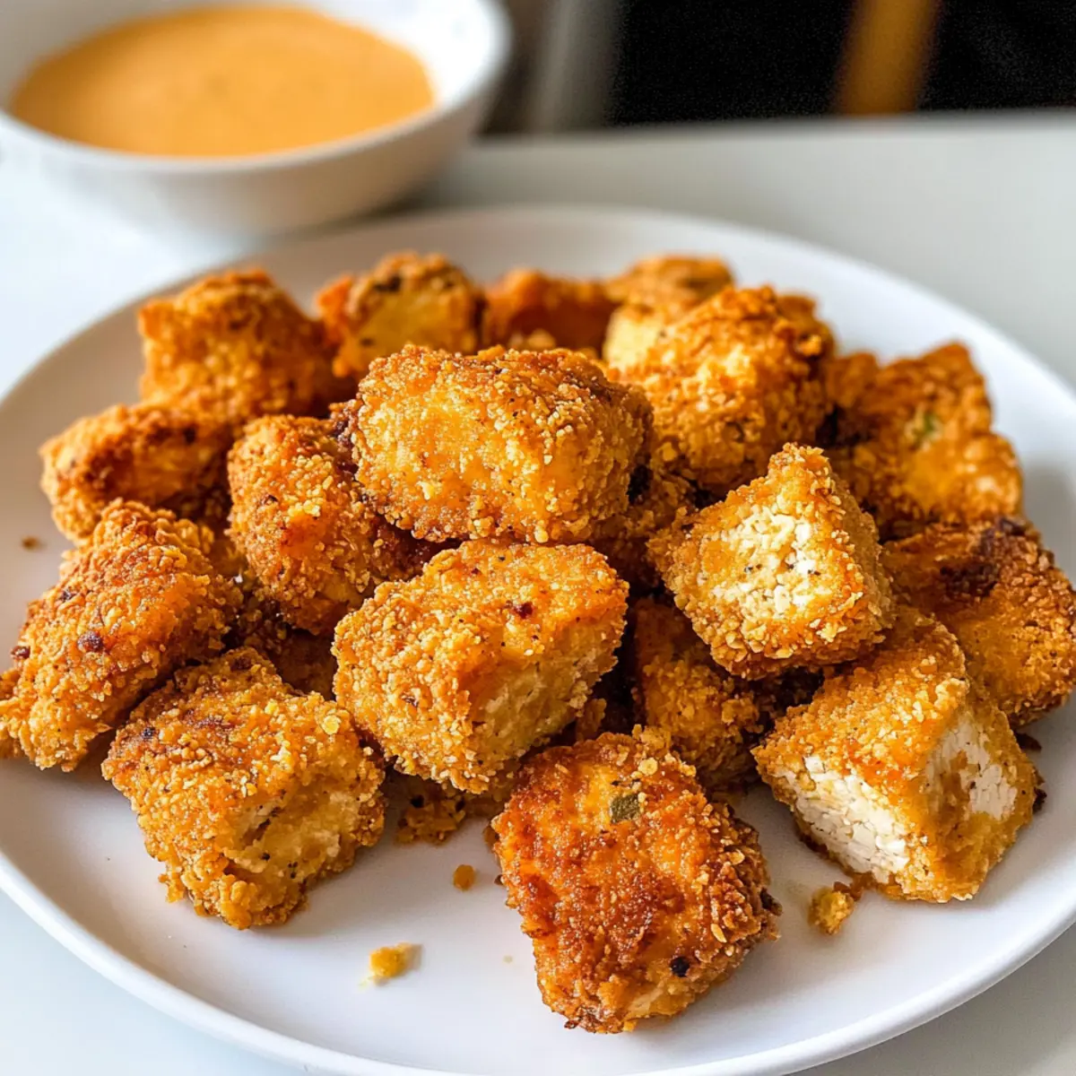 Tofu gebratene Hähnchen