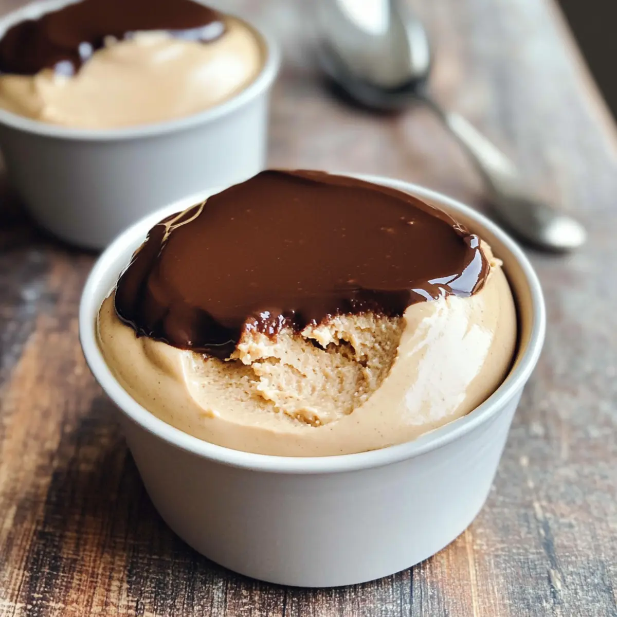 Veganer Erdnussbutter-Mousse