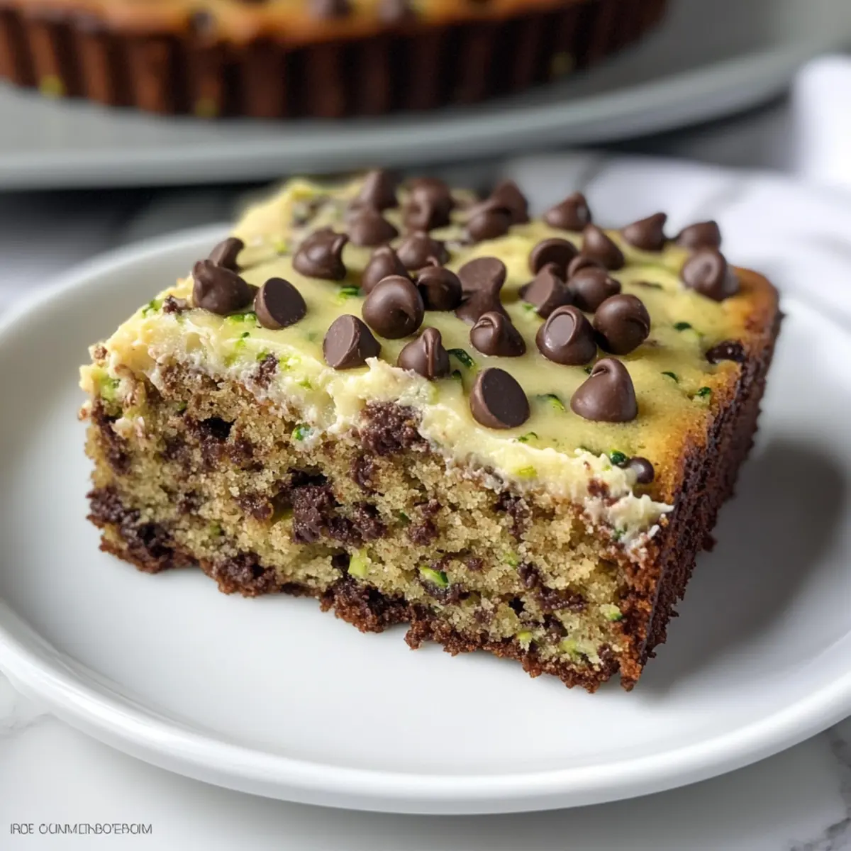 Schokoladenstückchen-Zucchini-Kuchen