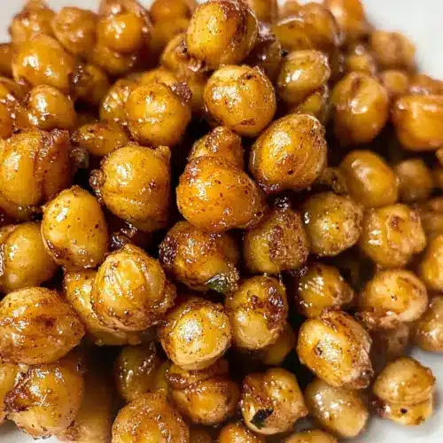 Knusprige geröstete Kichererbsen