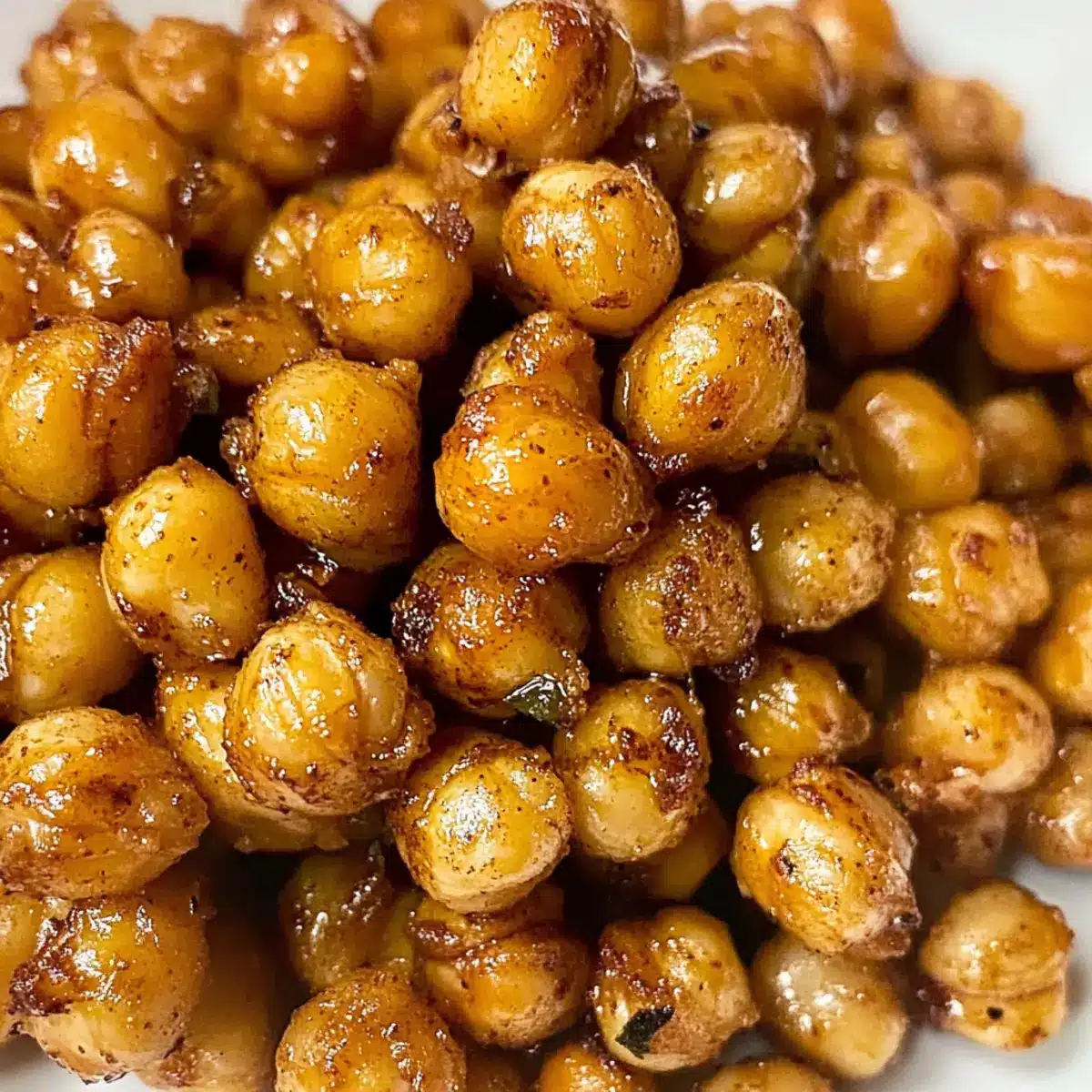 Knusprige geröstete Kichererbsen