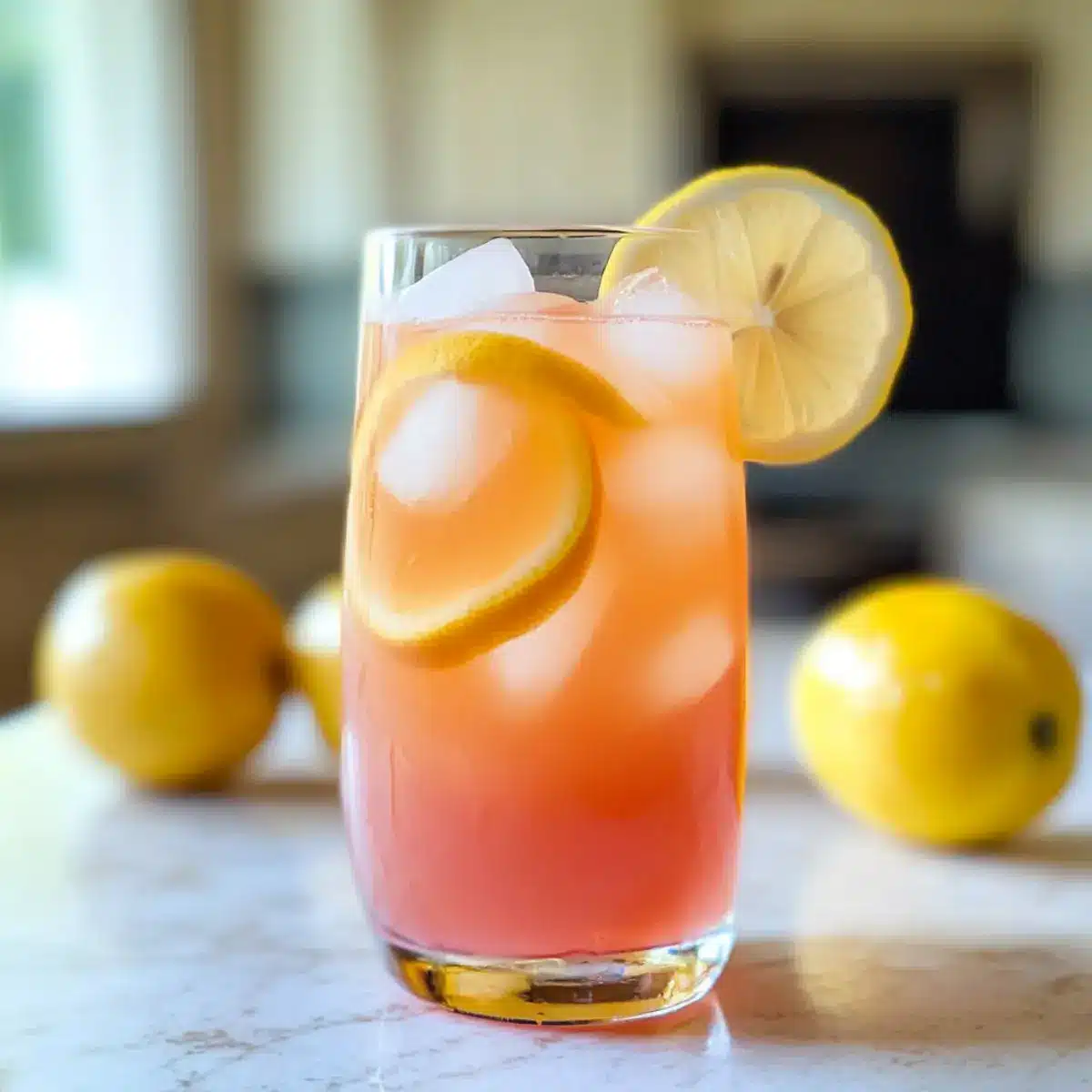 Ingwer-Pfirsich-Limonade